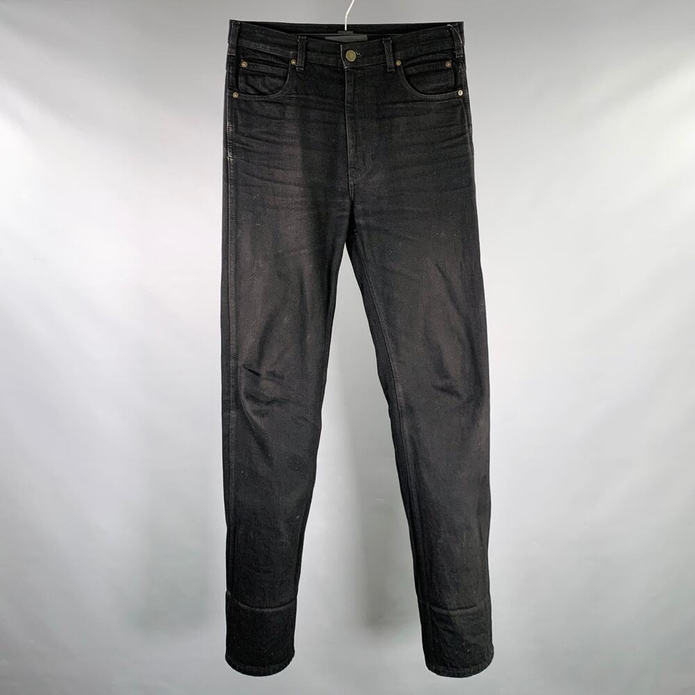 CALVIN KLEIN 205W39NYC Size 30 Black Cotton Slim Jeans